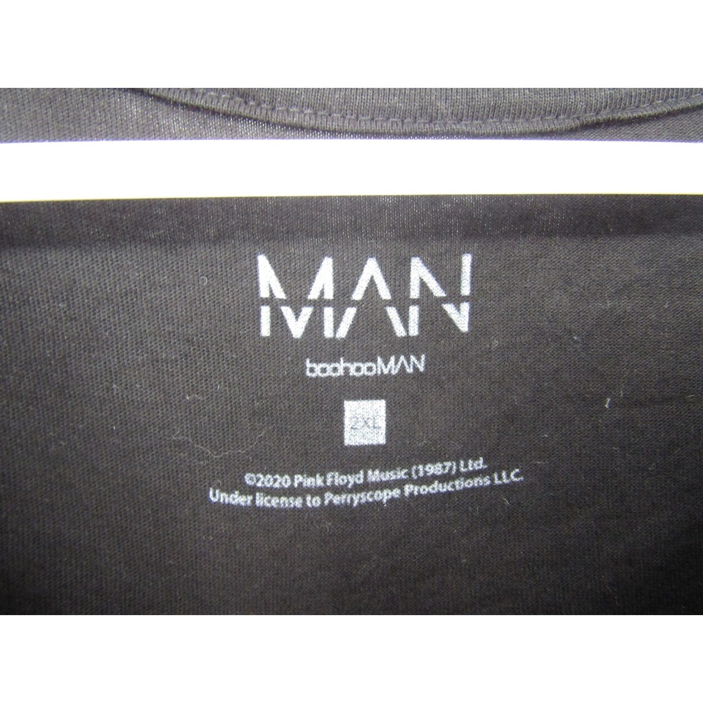 boohooMAN Pink Floyd Graphic T-Shirt Mens 2XL Black Short Sleeve Band Tee - Picture 4 of 7